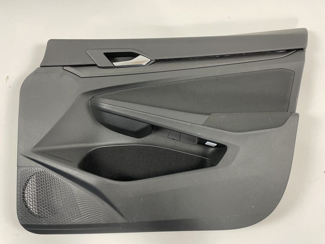 Interieur Vw Golf 8 Gti Alcantara Stof Grijs Geruit Rood Wit Grijs
