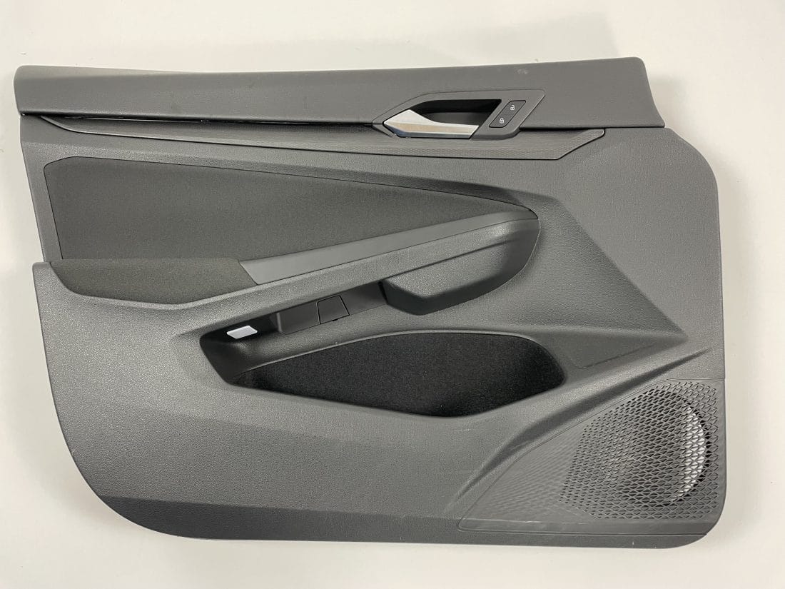Interieur Vw Golf 8 Gti Alcantara Stof Grijs Geruit Rood Wit Grijs