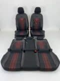 Intérieur VW Golf 7 GTI TCR Alcantara/tissu gris/rouge
