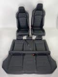 Interieur VW Golf 8 R Leder Zwart/Grijs Stiksel