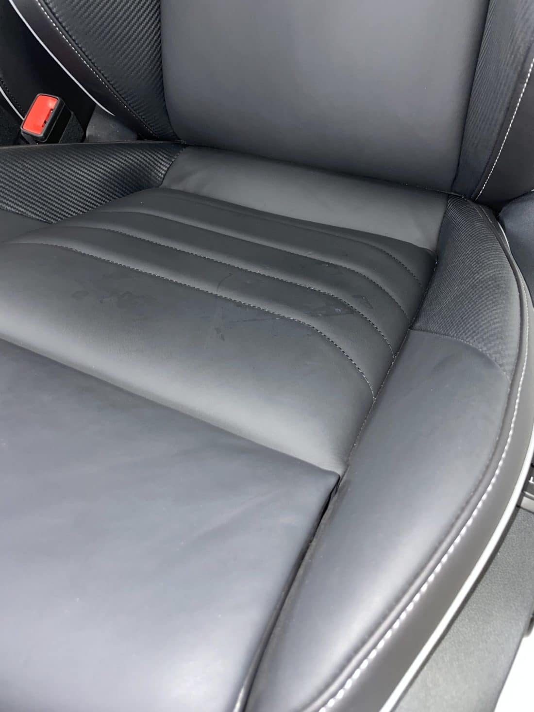 Interieur Vw Golf 8 R Leder Zwart Grijs Stiksel