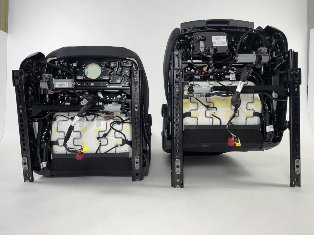 Interieur Vw Golf 8 R Leder Zwart Grijs Stiksel