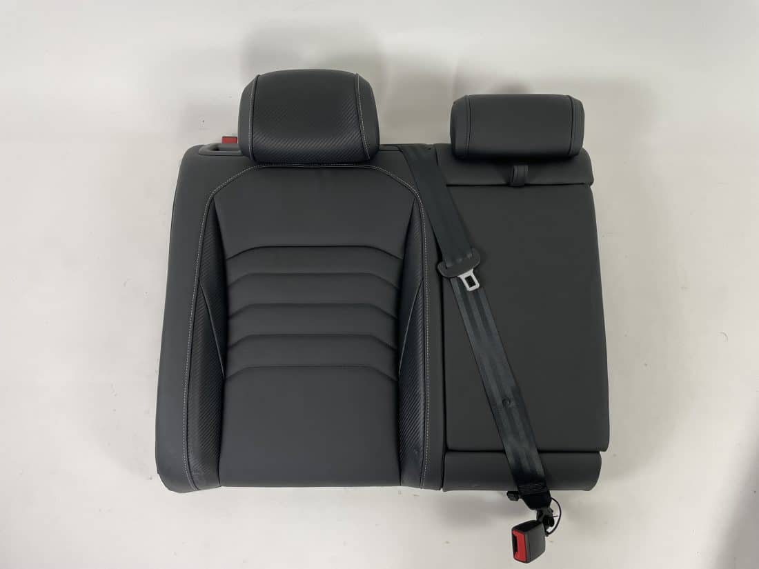 Interieur Vw Golf 8 R Leder Zwart Grijs Stiksel