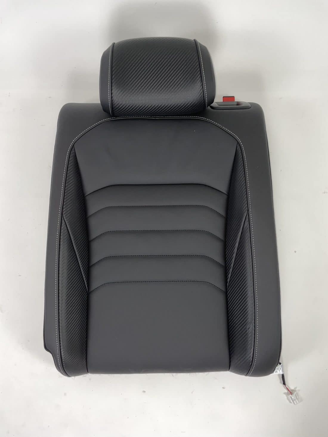 Interieur Vw Golf 8 R Leder Zwart Grijs Stiksel