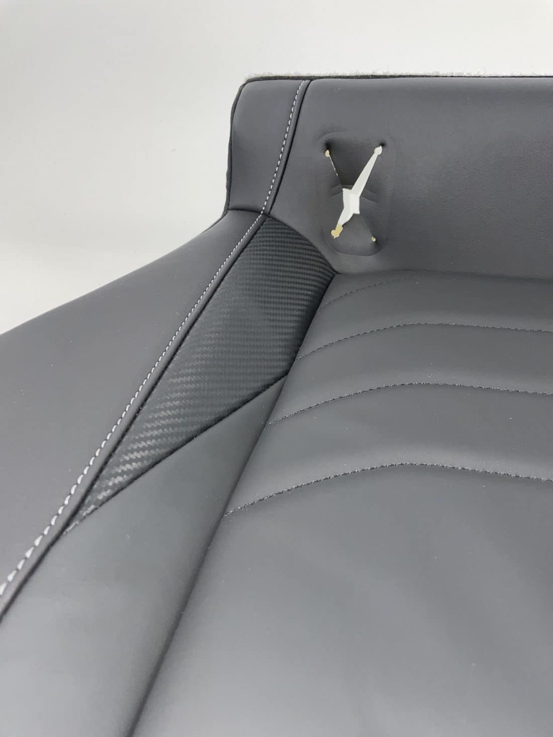 Interieur Vw Golf 8 R Leder Zwart Grijs Stiksel