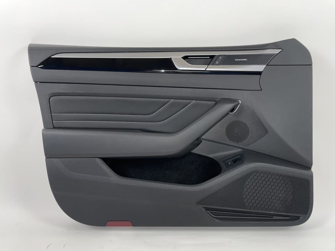 Interieur Vw Golf 8 R Leder Zwart Grijs Stiksel