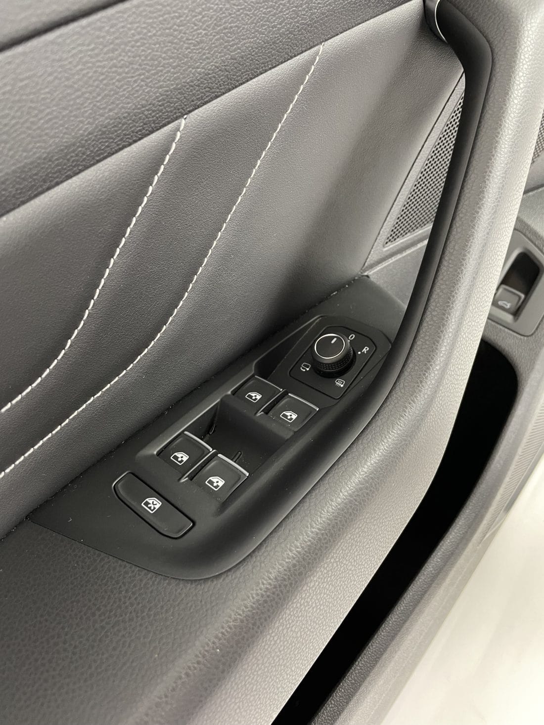 Interieur Vw Golf 8 R Leder Zwart Grijs Stiksel