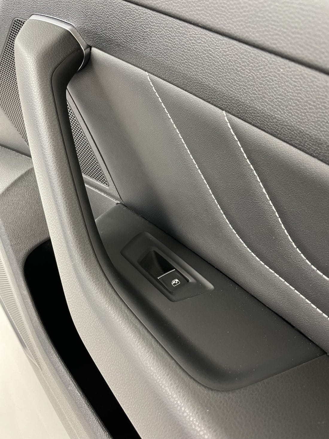 Interieur Vw Golf 8 R Leder Zwart Grijs Stiksel