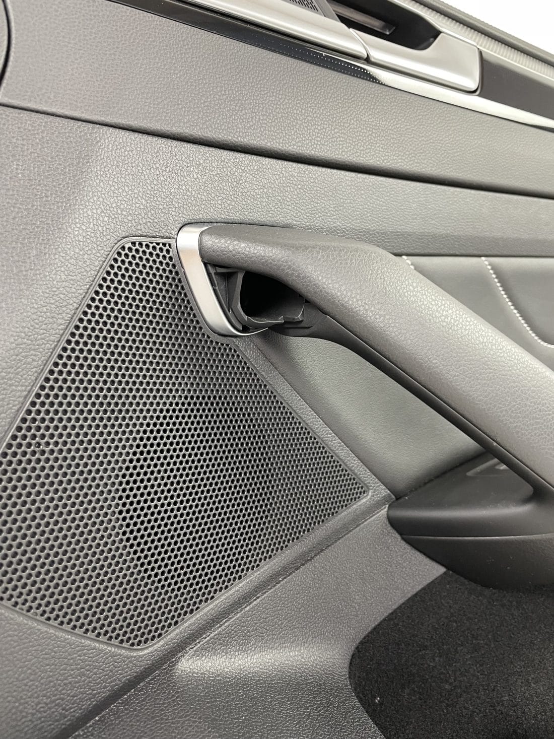 Interieur Vw Golf 8 R Leder Zwart Grijs Stiksel