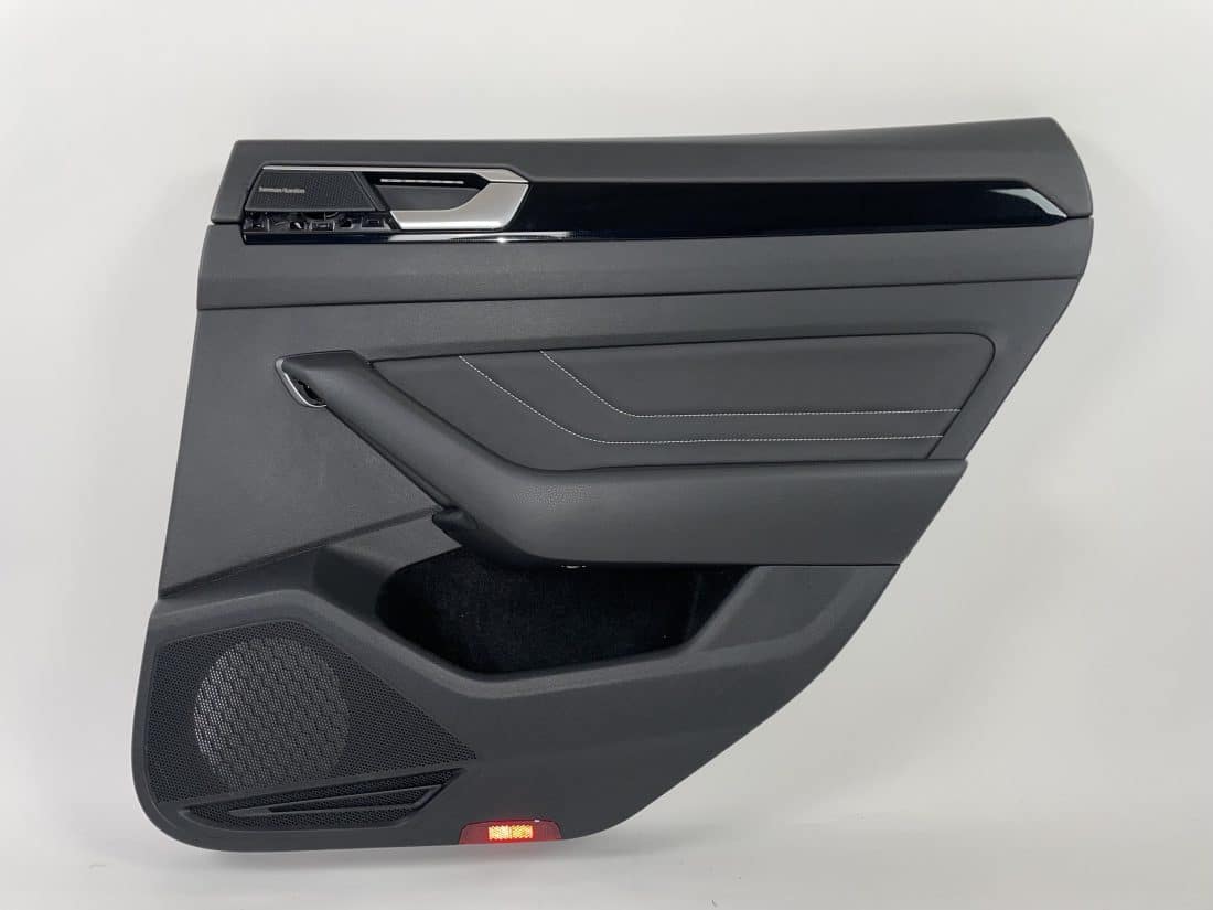 Interieur Vw Golf 8 R Leder Zwart Grijs Stiksel
