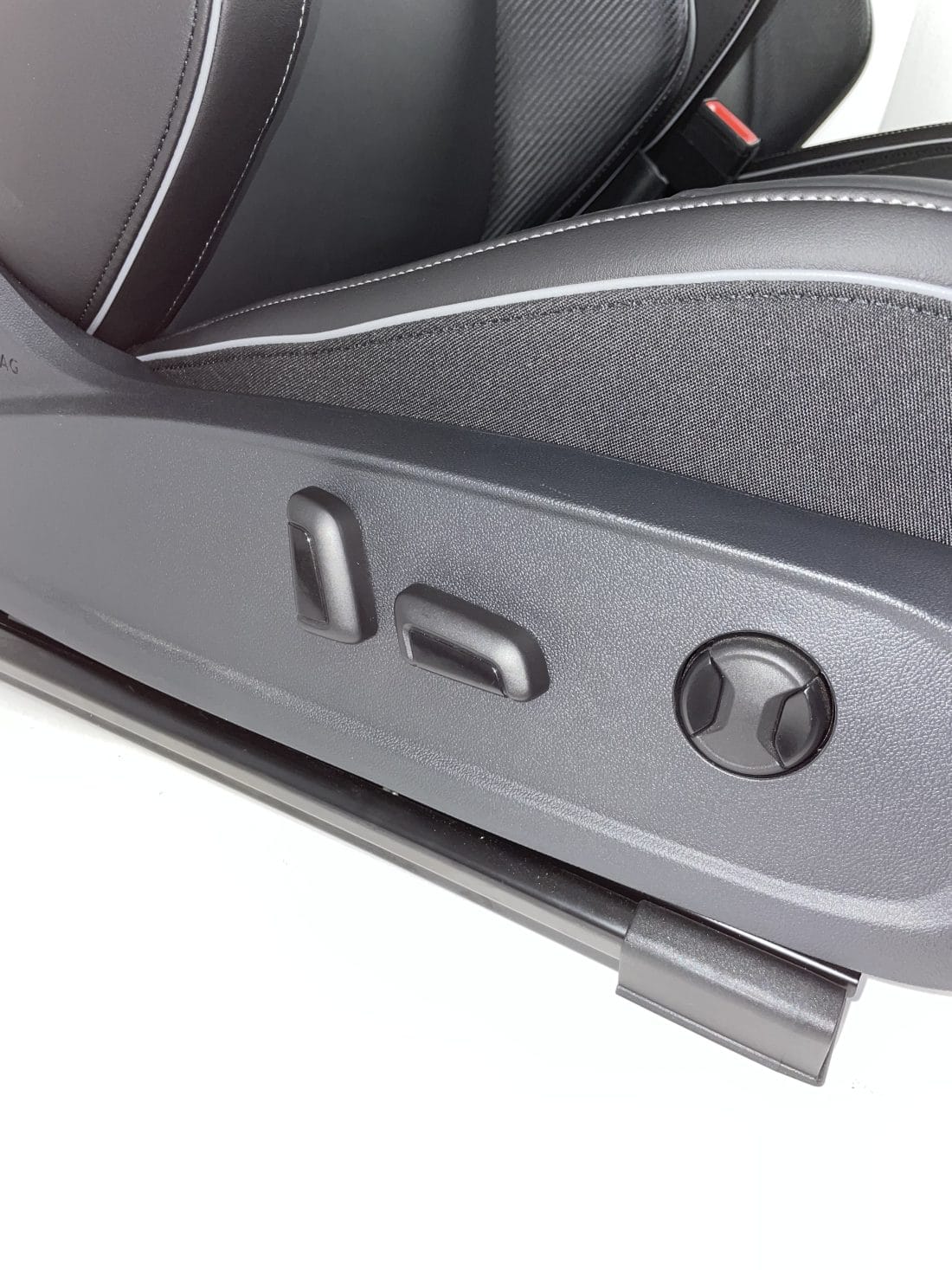 Interieur Vw Golf 8 R Leder Zwart Grijs Stiksel