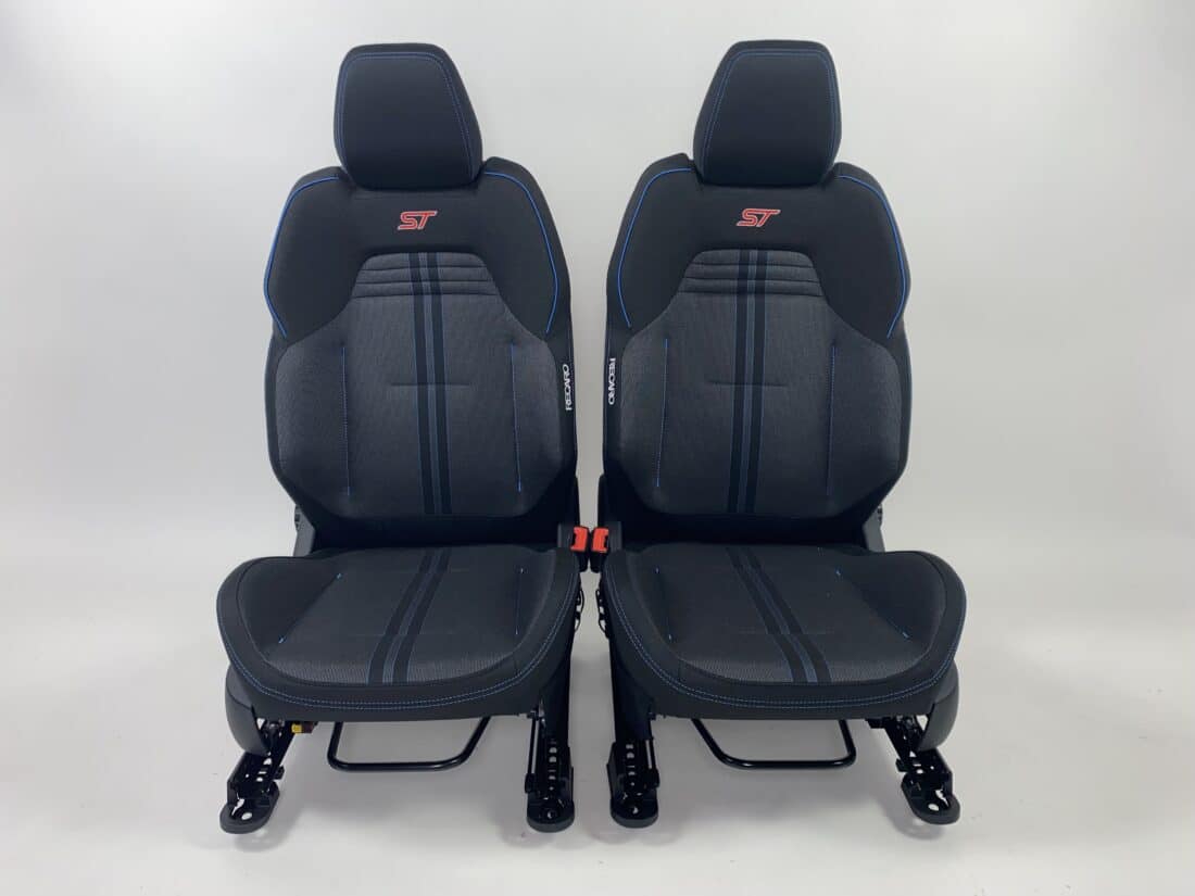 Car Seat Ford Fiesta St 5 Door Heating B479 Fabric Black Blue Stitching Right 7226648j 2 B02 Car Seat Ford Fiesta St 5 Door Heating B479 Fabric Black Blue Stitching Right 7226648j 2 B02