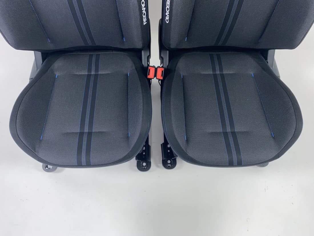 Car Seat Ford Fiesta St 5 Door Heating B479 Fabric Black Blue Stitching Right 7226648j 2 B02 Car Seat Ford Fiesta St 5 Door Heating B479 Fabric Black Blue Stitching Right 7226648j 2 B02