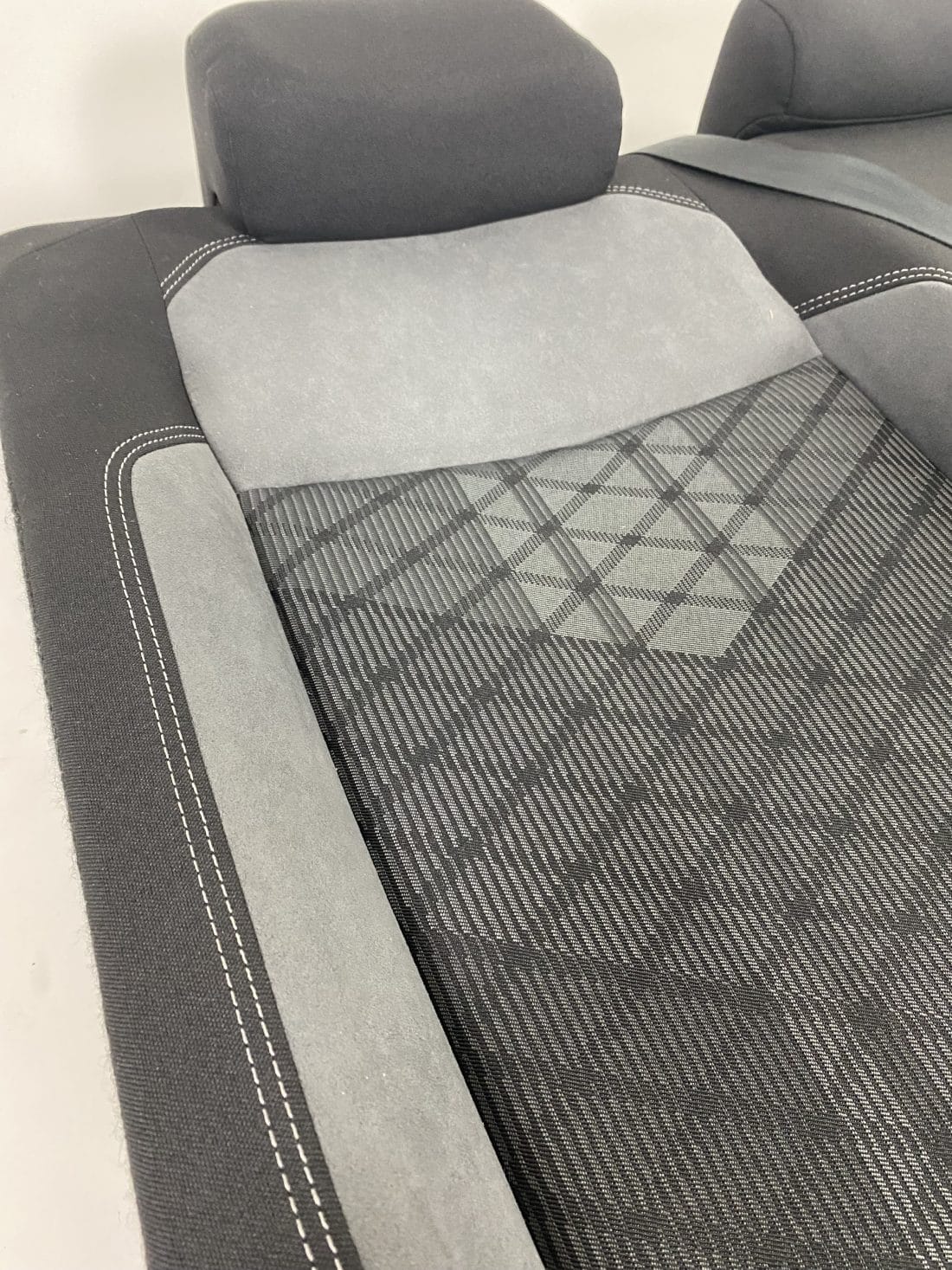 Interieur Vw Polo 6r Aw Stof Alcantara Zwart Grijs Interieur Vw Polo 6r Aw Stof Alcantara Zwart Grijs