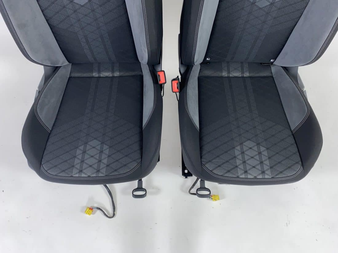 Interieur Vw Polo 6r Aw Stof Alcantara Zwart Grijs Interieur Vw Polo 6r Aw Stof Alcantara Zwart Grijs