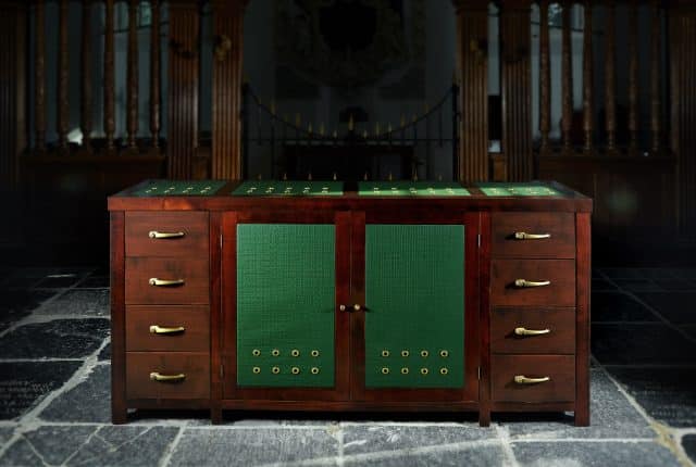 Buffet Porsche classique Royal Forest Green