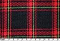 Porsche Upholstery Checkered Red/Black (rouge/noir)