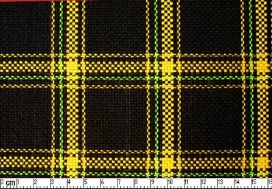 Porsche Upholstery Checkered Yellow Black