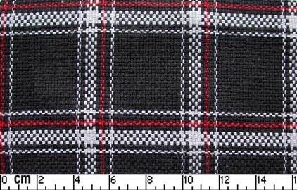 Porsche Upholstery Checkered Grey Black