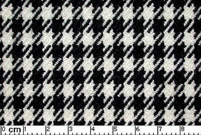 Porsche Upholstery Pepita Black White