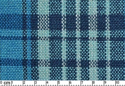 Porsche Upholstery Madras Blue Aqua