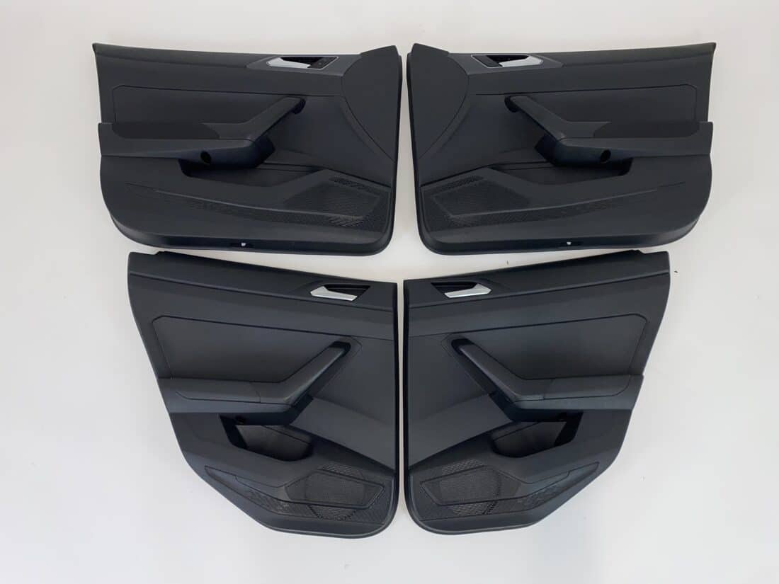 Interior Vw Taigo R C61 Alcantara Fabric Leather Grey Black Interior Vw Taigo R C61 Alcantara Fabric Leather Grey Black
