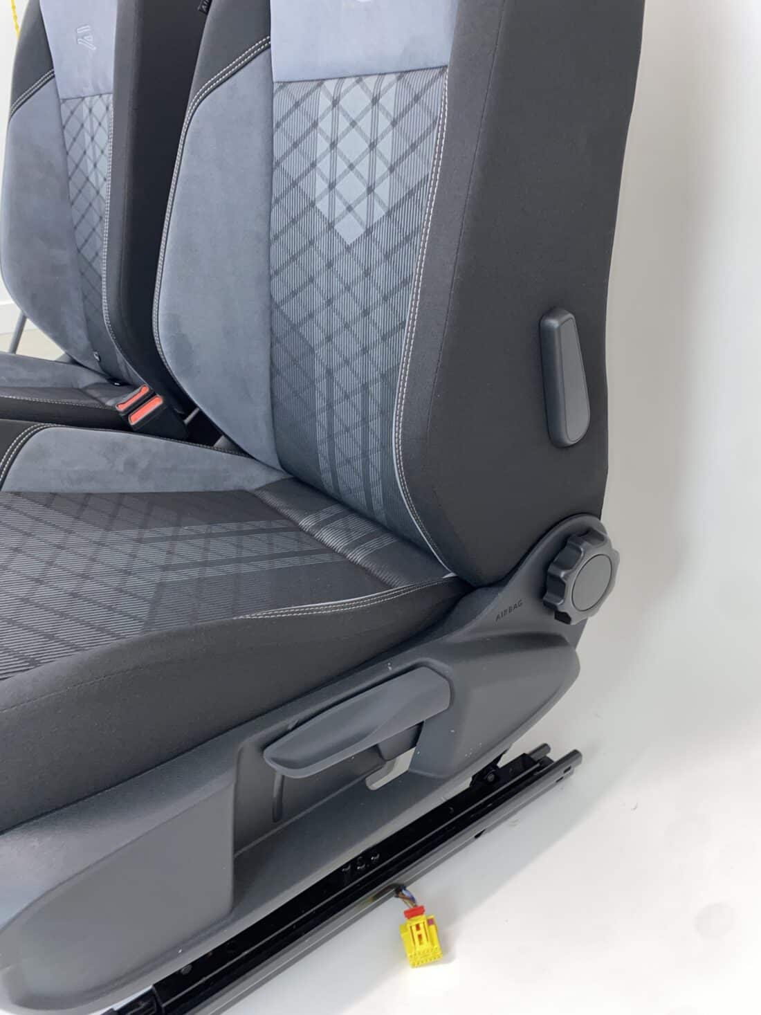 Interior Vw Taigo R C61 Alcantara Fabric Leather Grey Black Interior Vw Taigo R C61 Alcantara Fabric Leather Grey Black