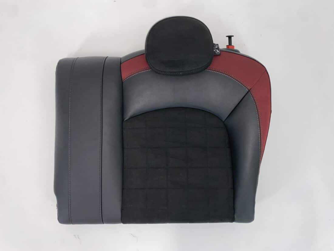 Interior Mini Cooper S F56 Alcantara Leather Black With Red Details Interior Mini Cooper S F56 Alcantara Leather Black With Red Details