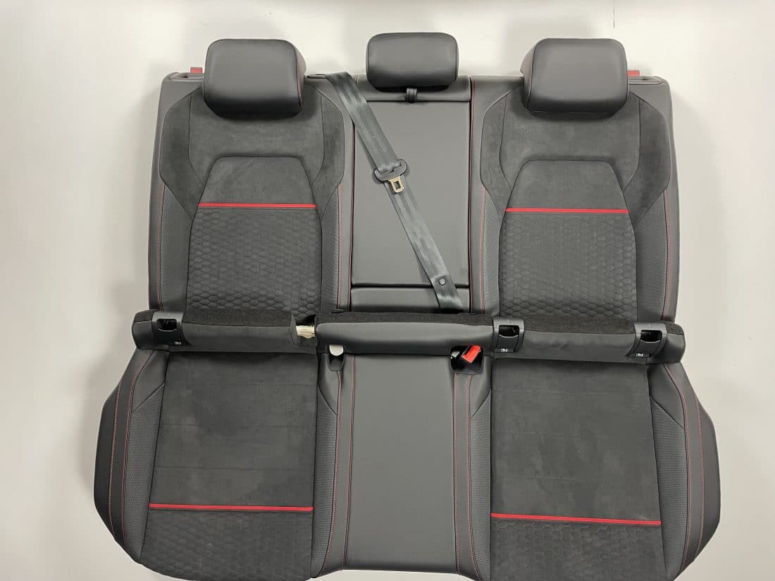 Trp Post Container Data Trp Post Id 12287 Rear Seat And Door Panels Vw Golf 8 Gti Clubsport Alcantara Grey Honeycomb Red Stripes Trp Post Container