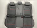 Rear seat and door panels VW Golf 8 GTI Clubsport Alcantara Grey Honeycomb/Red Stripes