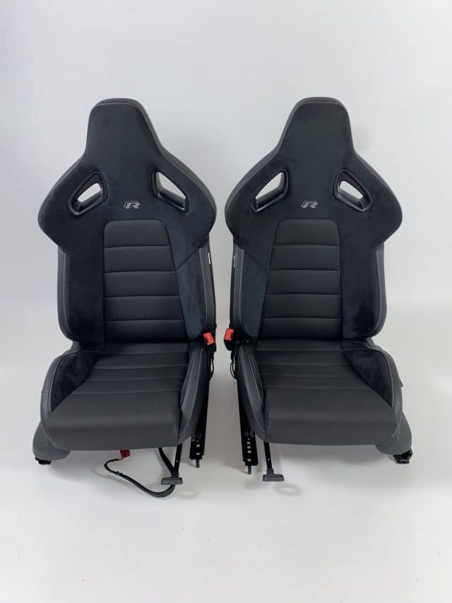 Recaro Auto Sitze Vw Golf 7 R Alcantara Stoff Schwarz