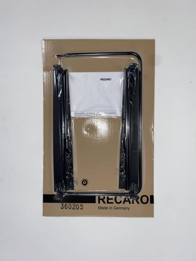 Recaro Universal winkelverstellbare Gleitschienen mit Bedienbügel außen 360205