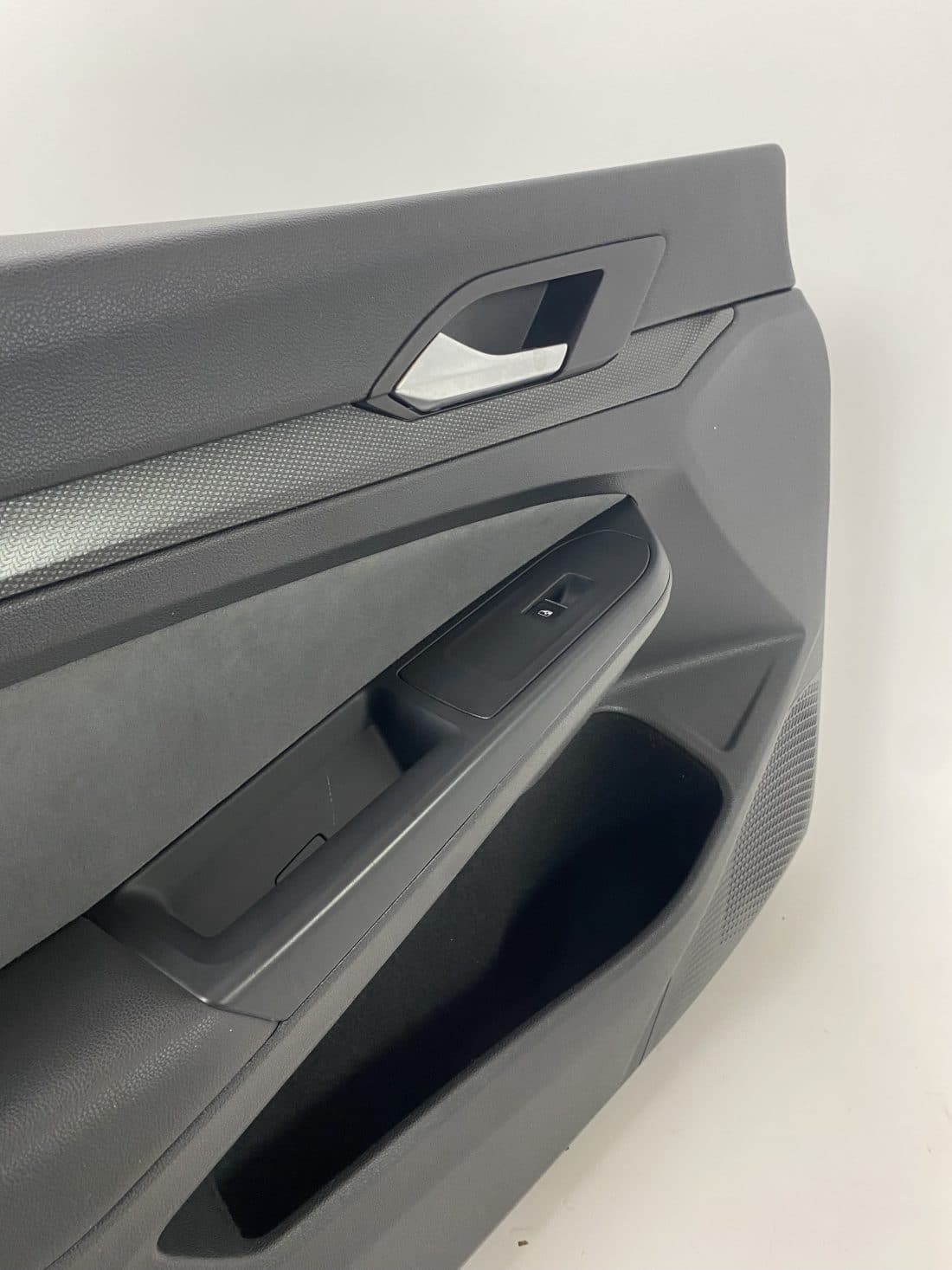 Interieur Vw Golf 8 R Stof Alcantara Leder Grijs Blauw