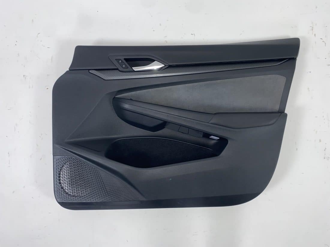 Interieur Vw Golf 8 R Stof Alcantara Leder Grijs Blauw