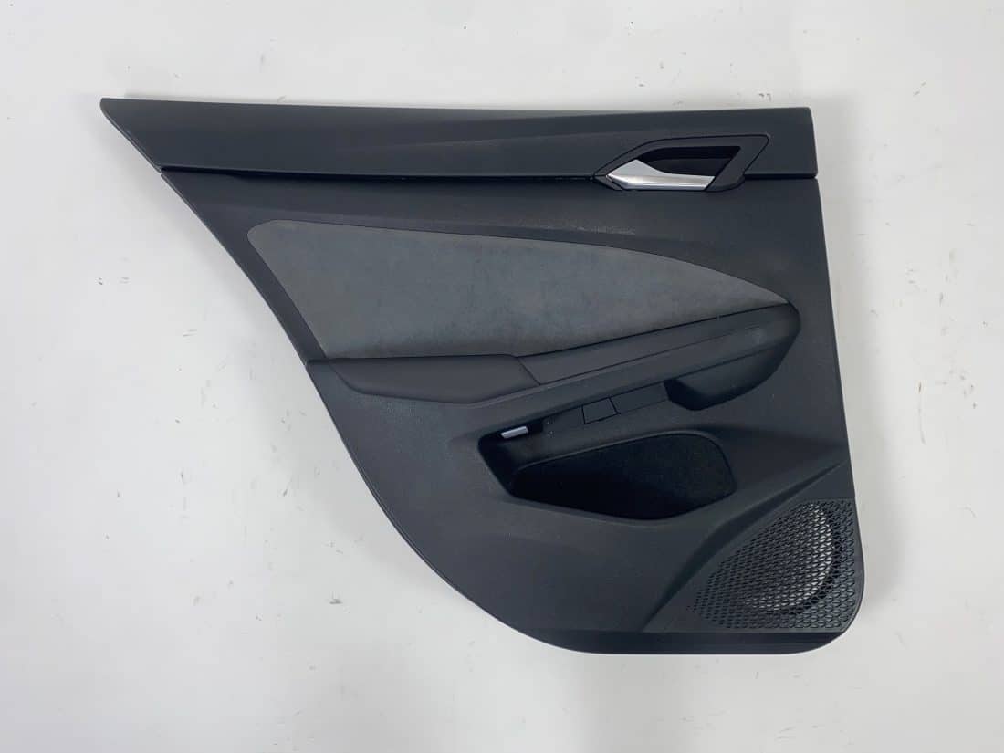 Interieur Vw Golf 8 R Stof Alcantara Leder Grijs Blauw