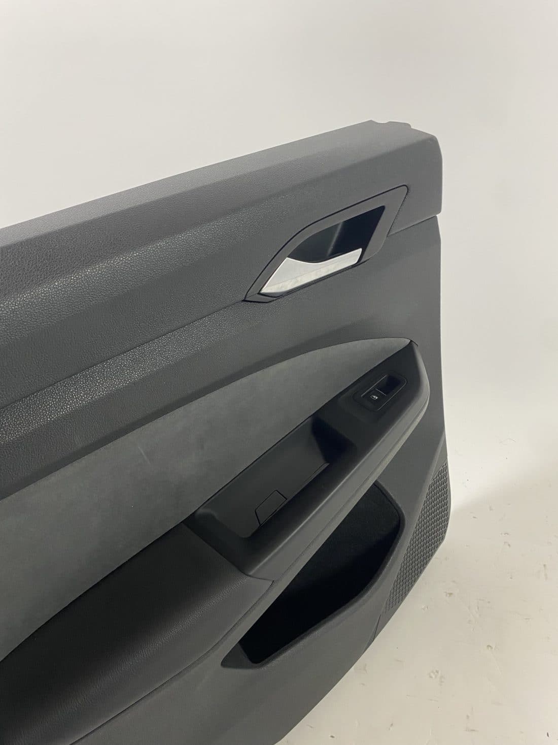 Interieur Vw Golf 8 R Stof Alcantara Leder Grijs Blauw