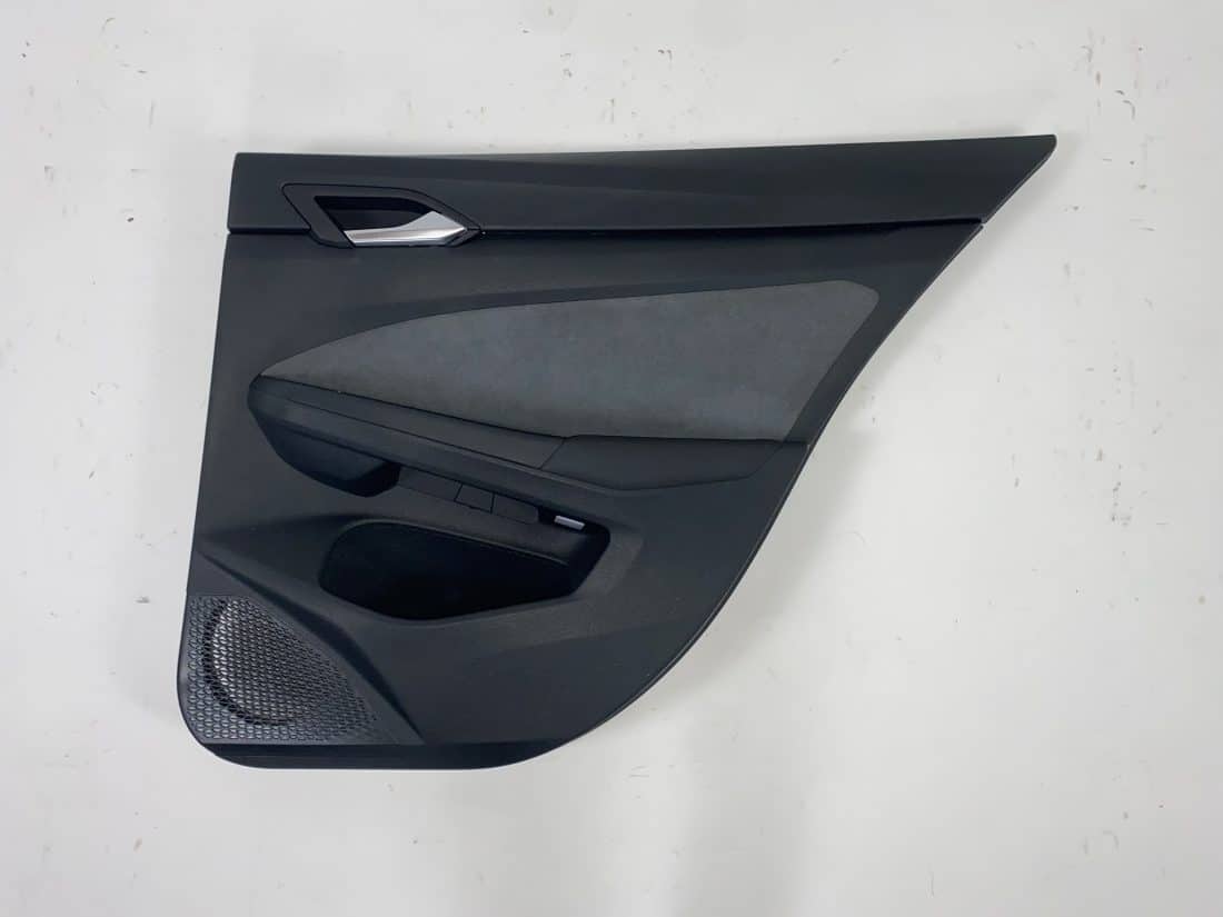 Interieur Vw Golf 8 R Stof Alcantara Leder Grijs Blauw