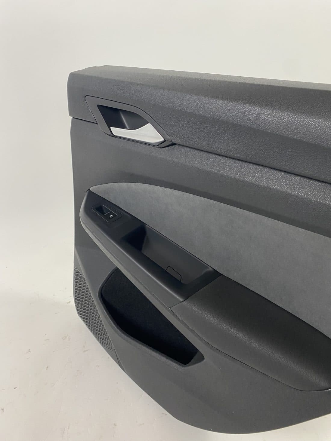 Interieur Vw Golf 8 R Stof Alcantara Leder Grijs Blauw