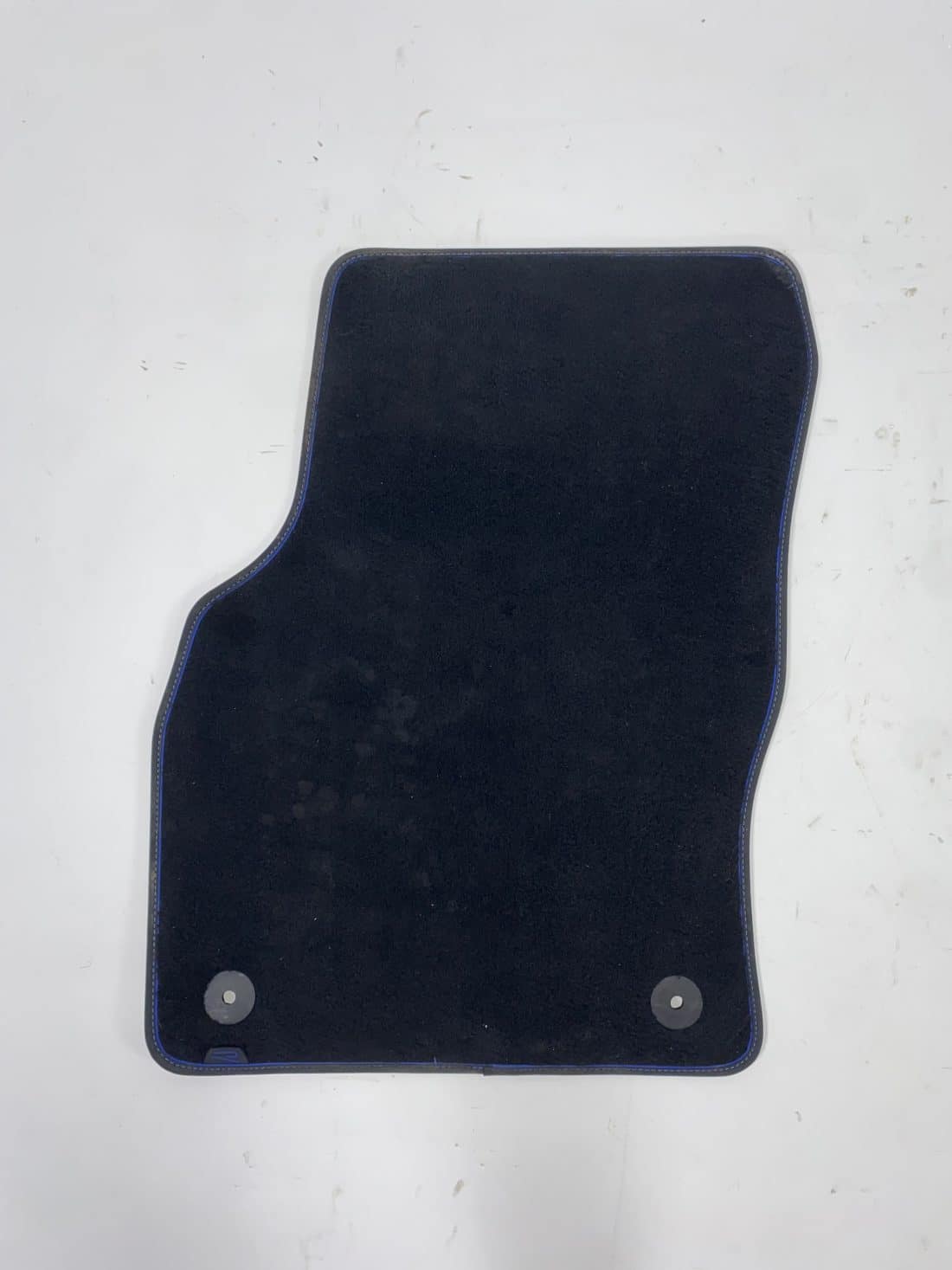 Interieur Vw Golf 8 R Stof Alcantara Leder Grijs Blauw