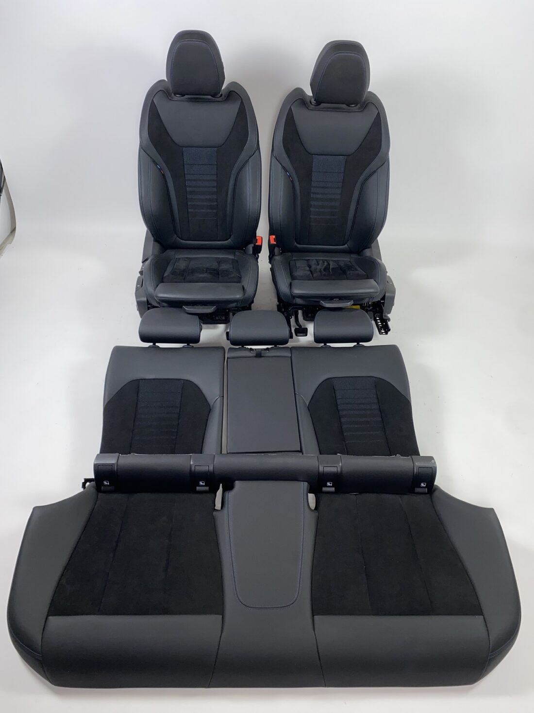 Interior Bmw 2 Series Gran Coup M F44 Leather Alcantara Black Blue