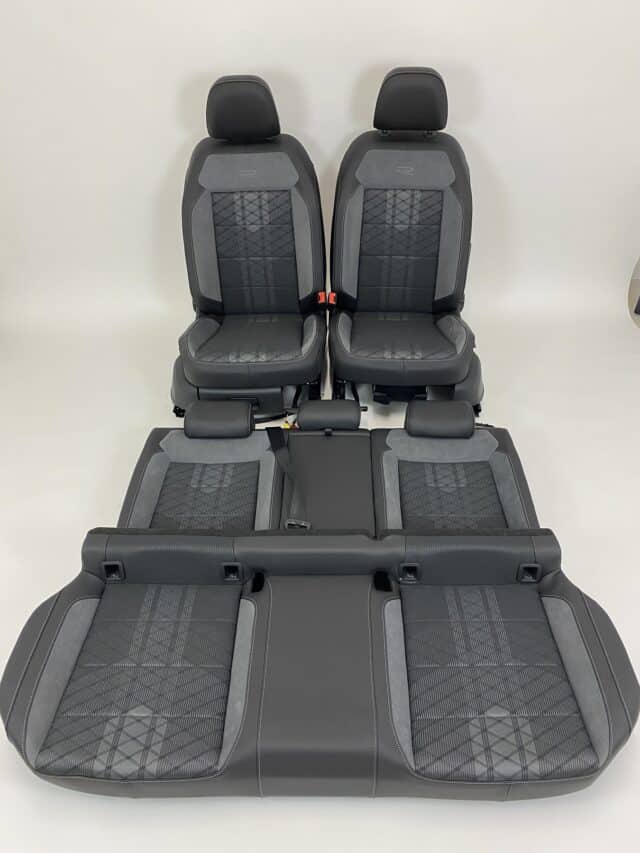 Interior Vw T Roc R A11 Alcantara Fabric Black Grey