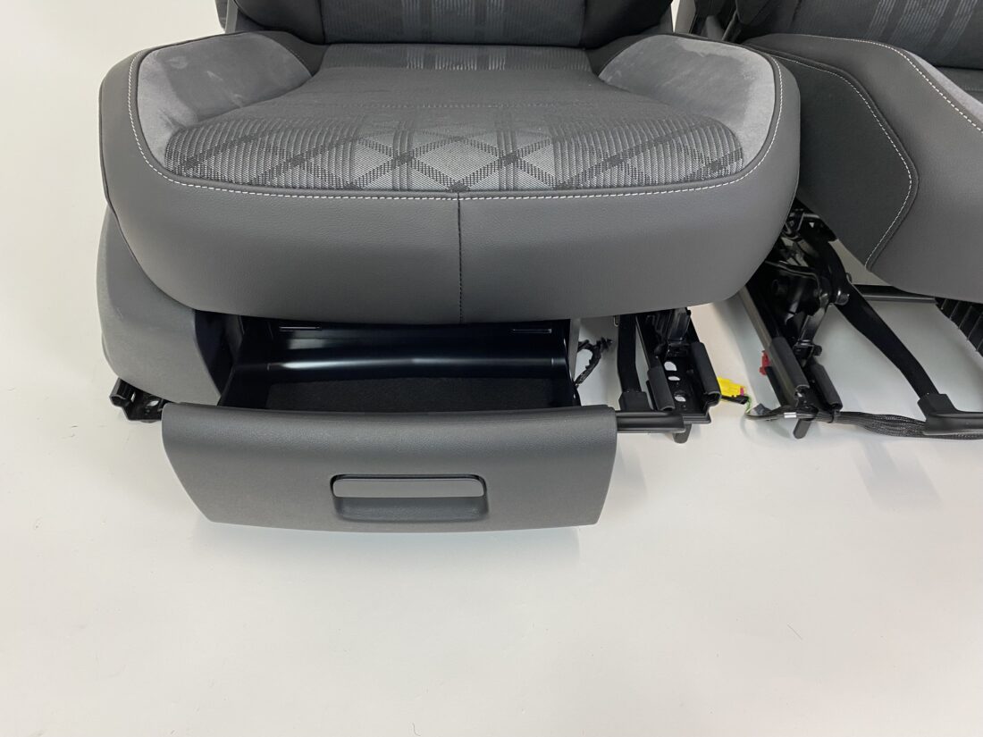 Interieur Vw T Roc R A11 Alcantara Stof Zwart Grijs
