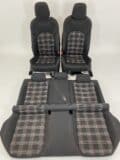 Interior VW Polo 6 GTI Fabric Black/White/Red