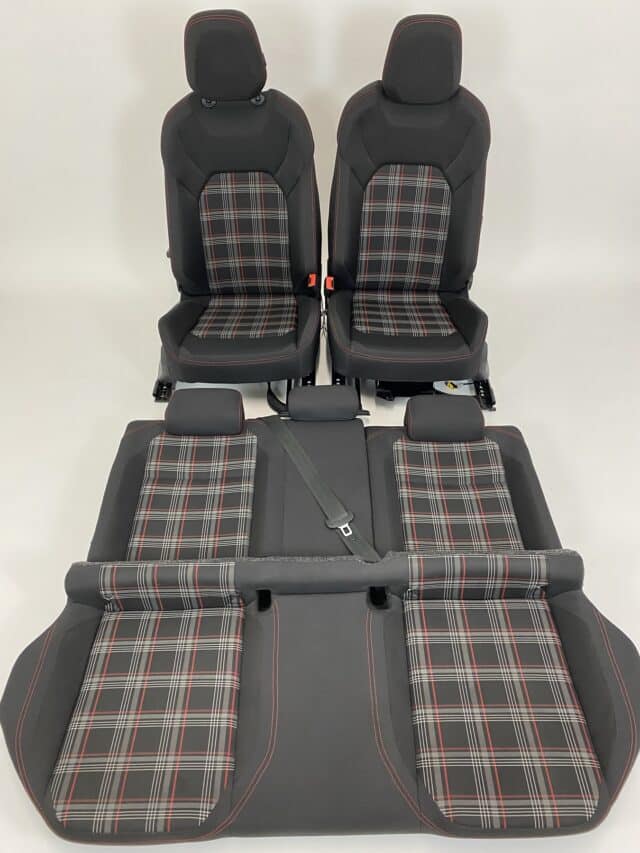 Intérieur Vw Polo 6 Gti Tissu Noir Blanc Rouge