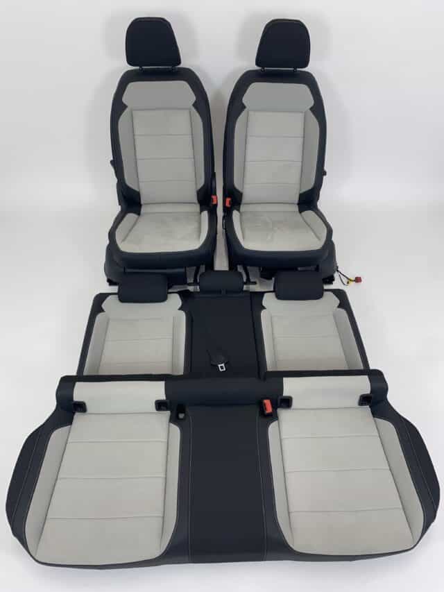 Interior Vw T Roc A11 Alcantara Fabric Black Light Grey