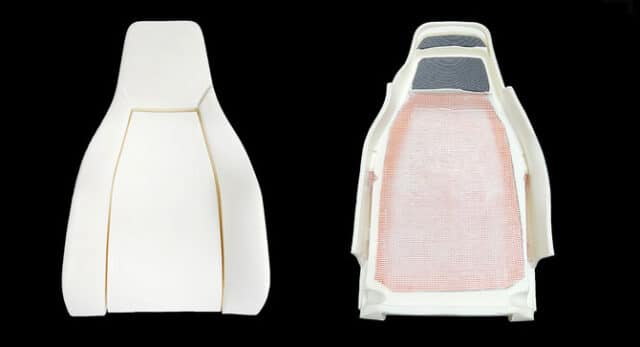 Foam part Backrest Porsche 911 Sc