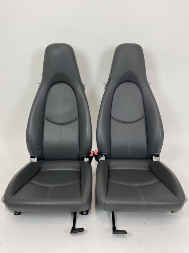 Car seats Porsche Boxter 987 911 997 Leather Grey