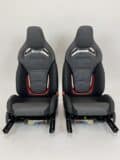 Mercedes Benz Clase C Asientos AMG Performance (W206) Cuero Negro/Gris Con Detalle Rojo