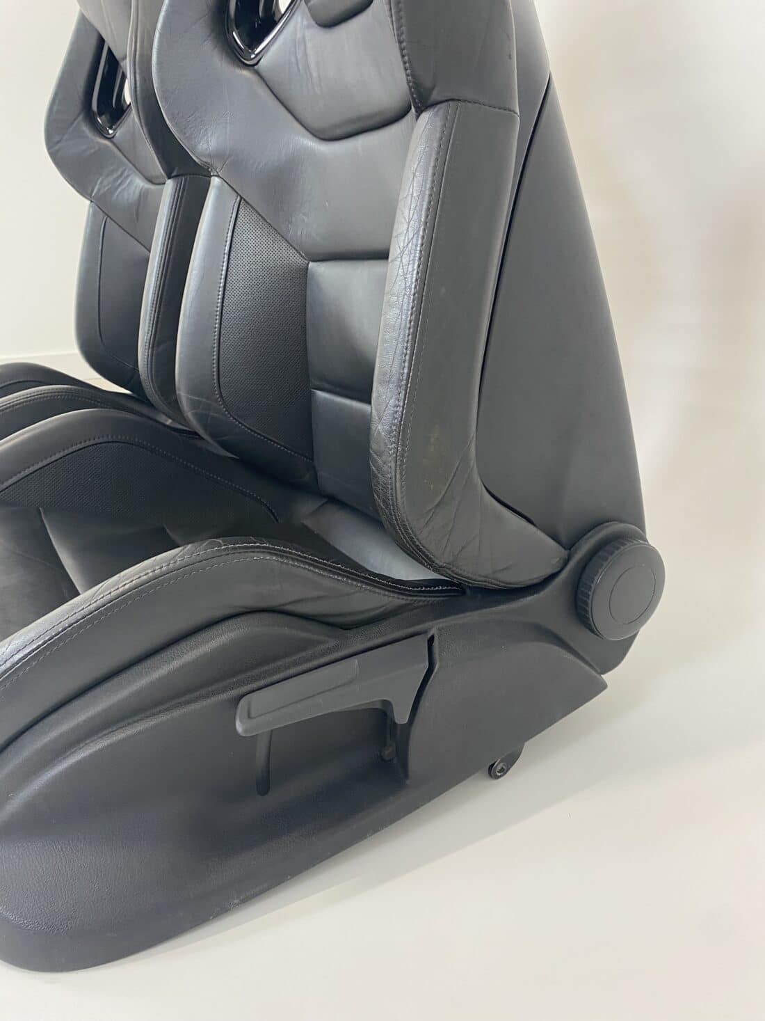 Recaro Autostoelen Audi S3 Amp Vw Golf 6 R Leder Zwart Recaro Autostoelen Audi S3 Amp Vw Golf 6 R Leder Zwart