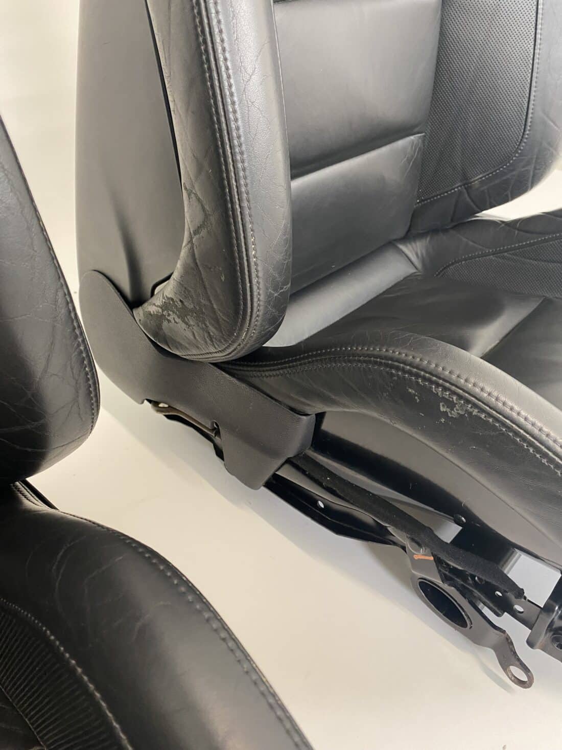 Recaro Autostoelen Audi S3 Amp Vw Golf 6 R Leder Zwart Recaro Autostoelen Audi S3 Amp Vw Golf 6 R Leder Zwart